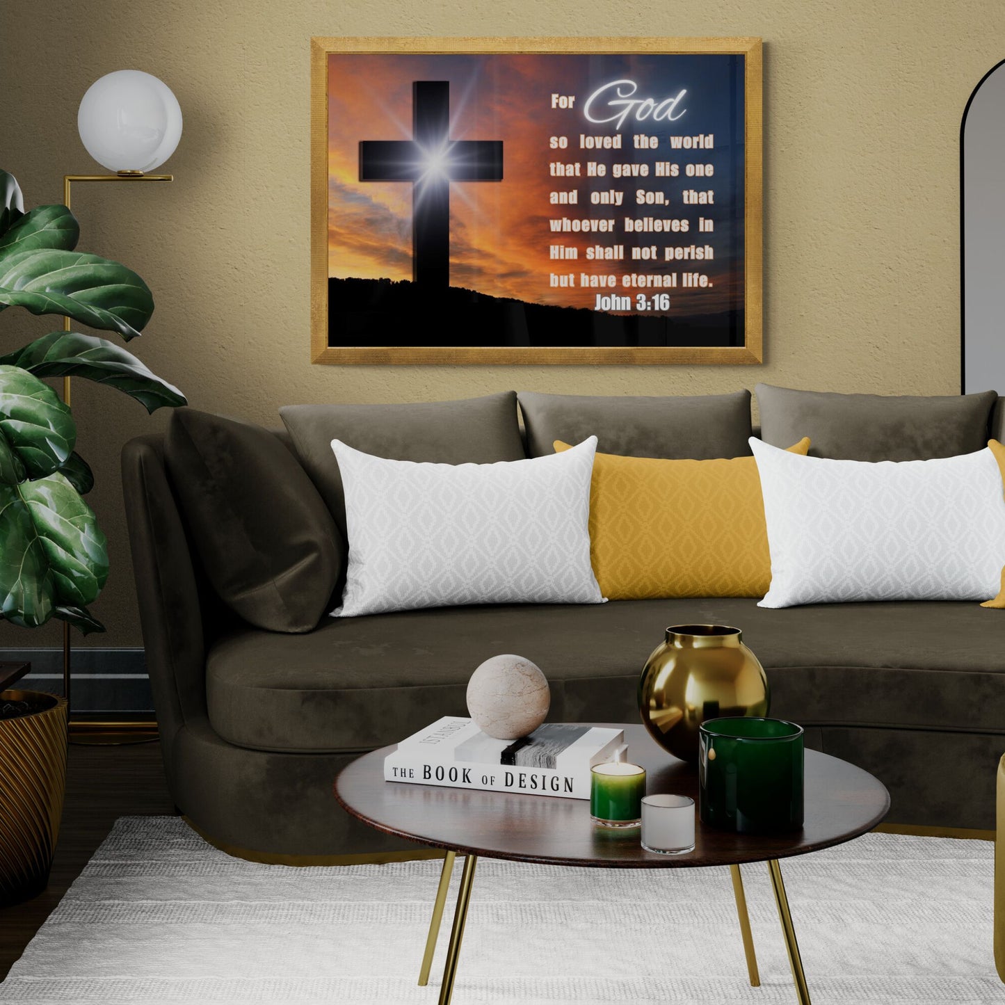 John 3:16 Poster For God So Loved the World Sign Christian Wall Art Bible Verse Wall Art I am the Light of the World Eternal Life Print