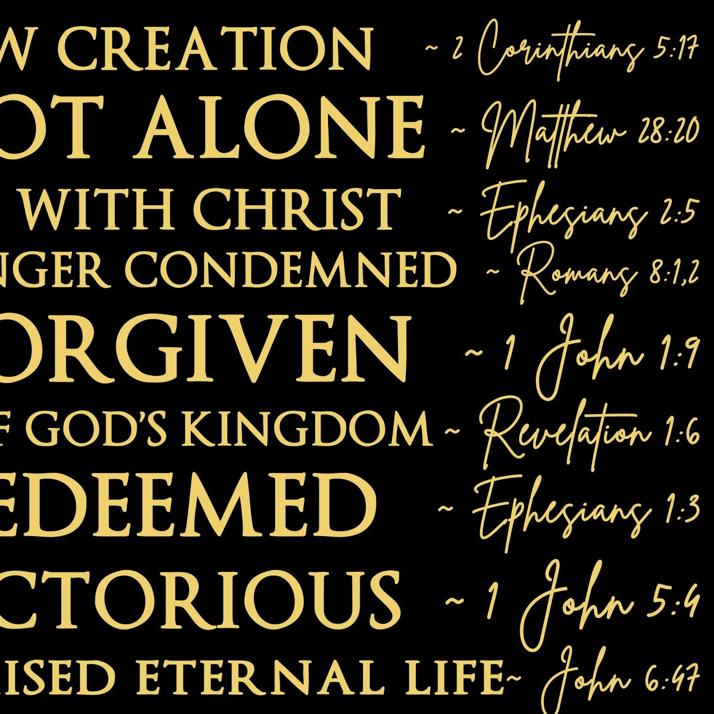 I was Created For a Purpose Christian Wall Art Bible Verse Print God's Promise of Eternal Life Printable Digital Download