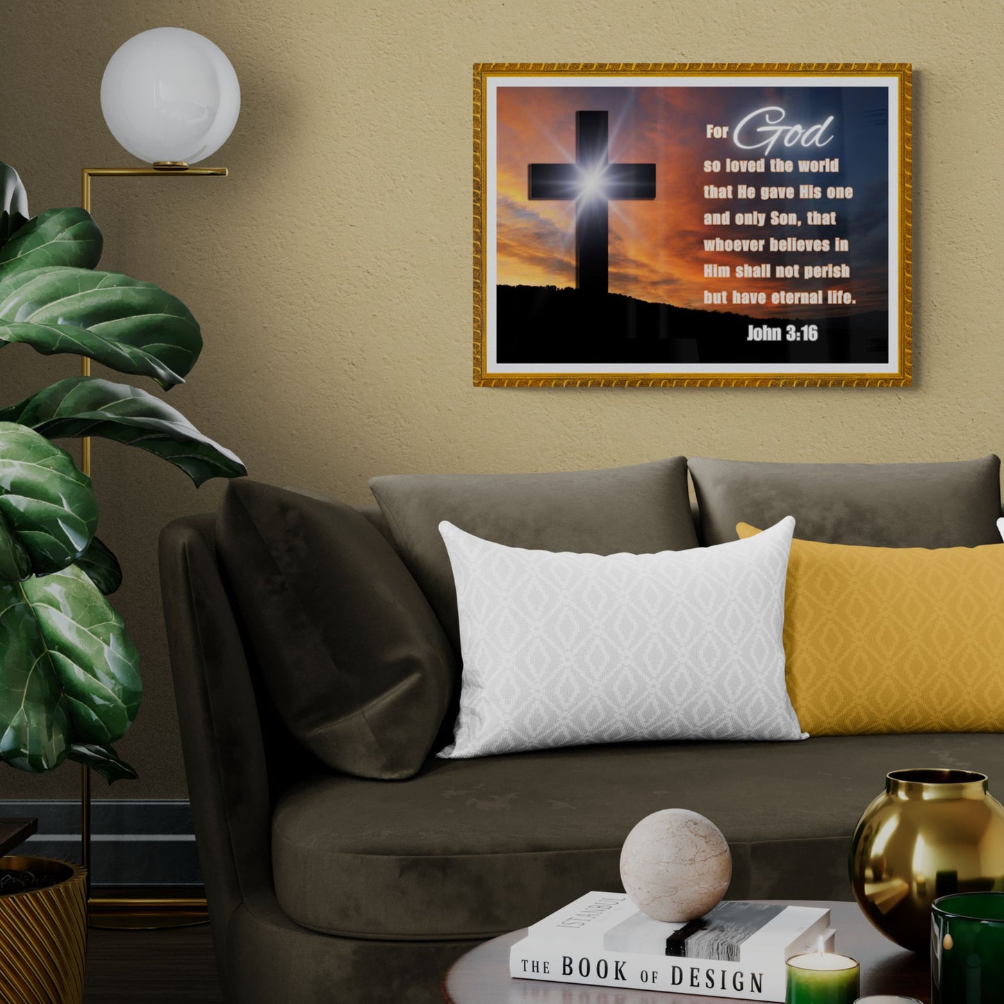 John 3:16 Poster For God So Loved the World Sign Christian Wall Art Bible Verse Wall Art I am the Light of the World Eternal Life Print